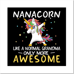 Nanacorn Birthday Mama Unicorn Gift Posters and Art